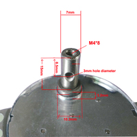 BringSmart TYC-50 110V 220V Micro moteur à courant alternatif à faible vitesse et à faible bruit 50Hz 60Hz moteur synchrone à aimant Permanent moteur à bas régime