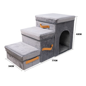 Escaliers de rangement pliables en trois étapes pour chats et chiens Vente en gros du fabricant - Product Image 3