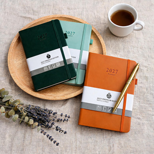 Libreta Minimalista A5 2027 con Logotipo Personalizado GF, Agenda Diaria en Inglés de 365 Días, Planificador Anual Portátil - Product Image 1