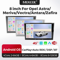 Navifly 8 cœurs 6+128 Go 4G LED WIFI BT Car-Play Auto Radio FM Multimédia GPS Navigation Car-Play Auto 1080p pour Opel
