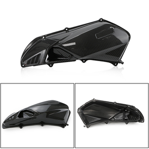 Piezas de motocicleta para Honda PCX160, fibra de carbono, Impresión de <span class=keywords><strong>transferencia</strong></span> de agua, capó de escape trasero, capó de filtro de aire, cubierta de tanque de agua - Product Image 5