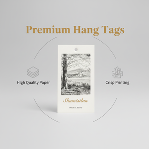 Professional Custom-Printed Luxury Clothing <b>Tags</b> | Art Paper Clothing <b>Tags</b> - Product Image 5