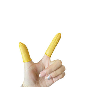 Hoge Kwaliteit Anti-Statische Rubber Gecoate Cleanroom Latex/Nitril Vingerbedden Elastische Manchet Gladde Textuur - Product Image 3