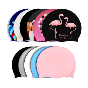 Bonnet De Bain Personnalisé Avec Photo - Silicone Imperméable Fantaisie Cheveux Longs Courts - Plage Piscine