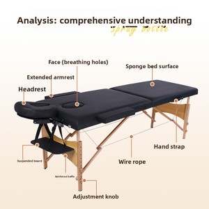 <span class=keywords><strong>Table</strong></span> <span class=keywords><strong>de</strong></span> <span class=keywords><strong>massage</strong></span> pliante renforcée en éponge haute densité, portable, pour usage domestique, physiothérapie et esthétique – Meilleure vente en gros - Product Image 4
