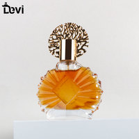 Flacon pulvérisateur de parfum vintage OEM/ODM 50 ml, vide, rechargeable, en verre, avec pompe pulvérisatrice et impression sérigraphique