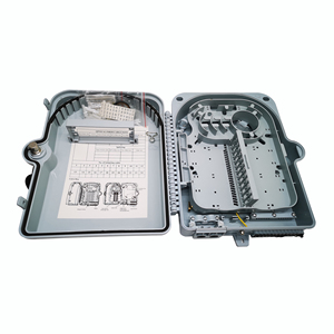 ABS & PC Vật Liệu Hợp Kim Ngoài Trời Không Thấm Nước 12 Lõi FTTH Fiber Optic Distribution Box 4 Trong - Product Image 2