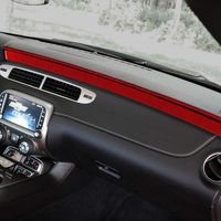 Autocollant de panneau de tableau de bord de console centrale de voiture en Fiber de carbone accessoires de décalcomanie de garniture intérieure pour Chevrolet Camaro 2010 2011 2012 2013 2014