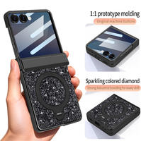 Étui de protection intégral antichoc en cuir PU de luxe VIETAO avec anneau magnétique et support béquille pour Z Flip 7/6, compatible charge sans fil