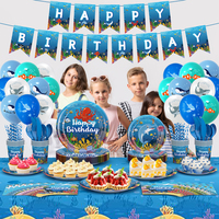 Articles de fête sur le thème de l'océan très demandés pour les enfants, décorations pour une célébration sous l'eau