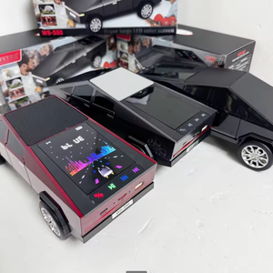 ลำโพงไร้สาย Ws-580 18W ดีไซน์เทสลา ไซเบอร์พิกอัพ กันน้ำ พกพาสะดวก พร้อมหน้าจอ RGB แสดงเวลา เหมาะสำหรับงานปาร์ตี้ <span class=keywords><strong>คาราโอเกะ</strong></span> ดิสโก้ - Product Image 6