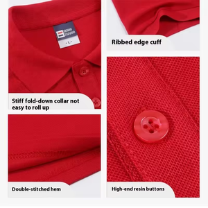 Camisetas <span class=keywords><strong>Polo</strong></span> de Trabajo al por Mayor, Camiseta <span class=keywords><strong>Polo</strong></span> de Golf con Estampado Personalizado, Uniforme de Color Sólido, Camiseta <span class=keywords><strong>Polo</strong></span> de Algodón para <span class=keywords><strong>Hombre</strong></span> con Logotipo Bordado - Product Image 3