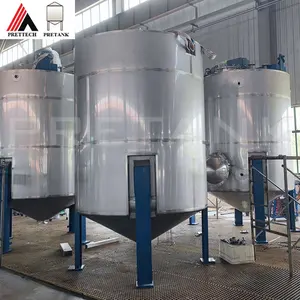 Personalização Tanque de mistura cemical de aço inoxidável SUS304 5000 litros do produto comestível com agitador para a pasta