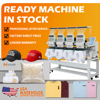 Machine à broder professionnelle pour vêtements Machines à broder informatisées à quatre têtes Machine à broder numérique pour t-shirt
