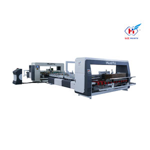 Machine automatique de pliage et de collage à grande vitesse pour la fabrication de boîtes en carton ondulé, machine à coudre pour une large gamme de cartons - Product Image 4