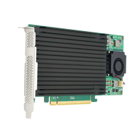 LINKREAL, fábrica de 3,0 PCIe X16 M.2 NVMe SSD, controlador de interruptor, tarjeta adaptadora, cuádruple para escritorio en Stock
