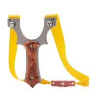 Slingshot de chasse professionnel Piaoyu, nouveau design, en alliage, avec bande plate en caoutchouc résistante, slingshot durable