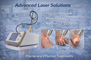 Máquina Láser 3 en 1 para Onicomicosis, Podología, Eliminación de <span class=keywords><strong>Hongos</strong></span> en las <span class=keywords><strong>Uñas</strong></span>, Eliminación Vascular con Láser 980, Endoláser - Product Image 2