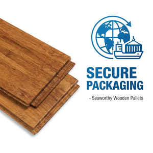 Plancher en <span class=keywords><strong>bambou</strong></span> tissé certifié FSC résistant à la chaleur au <span class=keywords><strong>prix</strong></span> le plus bas pour chauffage par le sol et utilisation en climat froid - Product Image 4