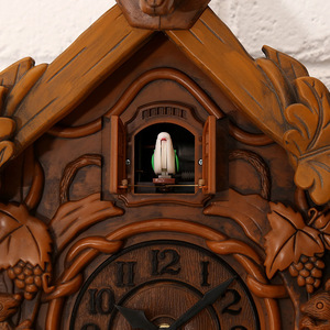 Đồng hồ treo tường trang trí đầu hươu kiểu châu Âu, đồng hồ chim cu, đồng hồ cửa sổ, đồng hồ treo tường 20 inch, nhận đặt hàng xuất khẩu - Product Image 3