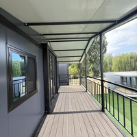 Maisons préfabriquées extensibles de 20, 30 et 40 pieds à prix réduit, conteneurs habitables entièrement préfabriqués avec salle de bain, maisons préfabriquées de luxe modernes
