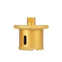 Foret diamanté brasé sous vide haute performance M10 pour meuleuse d'angle, scie cloche pour granit, marbre, céramique, porcelaine
