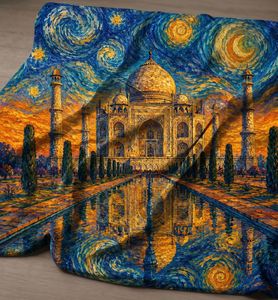 Premium Starry Night Art Curtain Velvet Or Blackout Decorative <b>Window</b> Each Panel for Living Room Bedroom Gallery Hotel Modern - Product Image 5