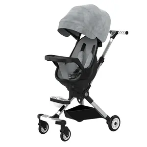 Hoge Kwaliteit Groothandel Baby 4-wielige Kinderwagen Met Één Klik Opvouwbare Multi-Speed Verstelbare Stoel Voor 6M-5y, Baby Lichtgewicht Kinderwagen