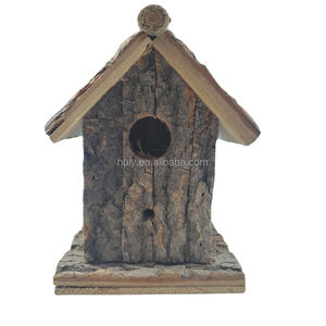 Moderne Creatieve Handgemaakte Dennenhouten Vogelhuis Outdoor Groothandel Model Klein Vogelnest Voor Wilde Vogels Rust Fokken Multiplex Boom - Product Image 2