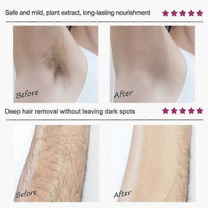 ETRUN ALISA Marque distributeur Crème dépilatoire à la mangue Épilation efficace et indolore <span class=keywords><strong>pour</strong></span> visage, corps, <span class=keywords><strong>mains</strong></span>, blanchiment <span class=keywords><strong>pour</strong></span> hommes et femmes - Product Image 3