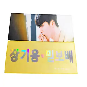 Kpop Fabric Banner Towel, Slogan Banner With Special Effect