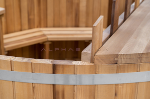 Heat Treated Wood Customize Hot Tub Outdoor Whirlpool <strong>Wellness</strong> &amp; Spa Spa <strong>Pool</strong> - Product Image 5