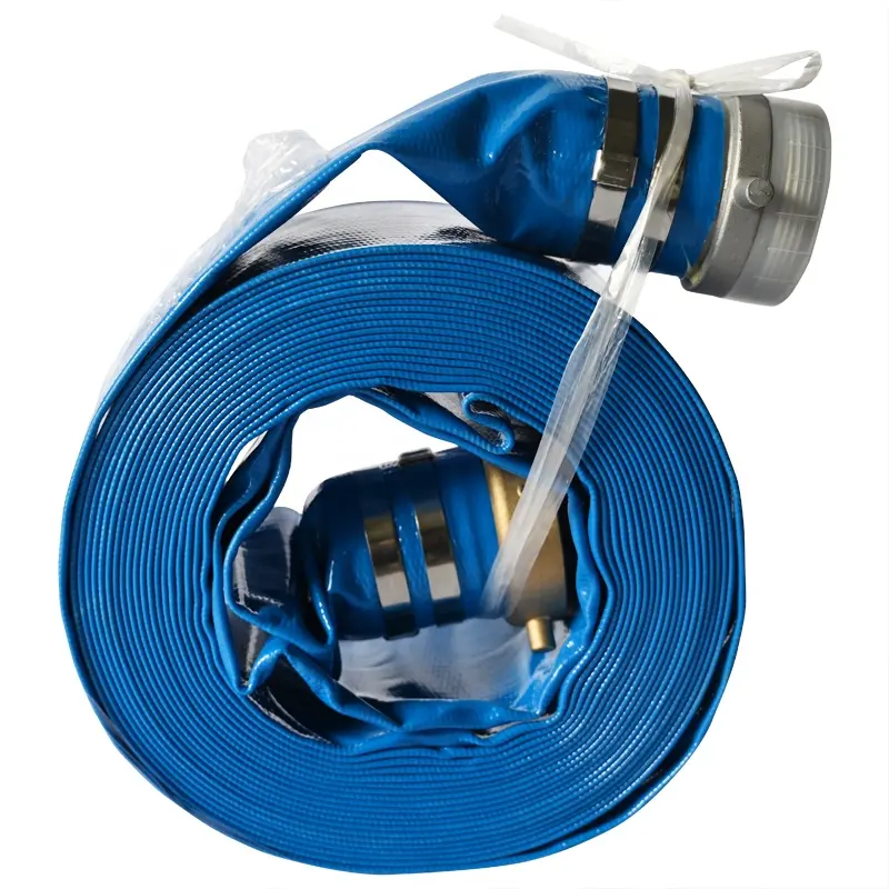 Soft Pvc Layflat Irrigation Hose 2 Inch Layflat Discharge Water Hose Pipe Water Well Hoses
