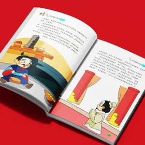 Livros de histórias infantis de capa dura de luxo com impressão personalizada por atacado