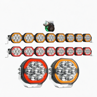 Barre lumineuse LED modulaire connectable de 32 pouces pour pare-chocs avant, compatible avec Tacoma, Hilux, Ranger, Wrangler, Bronco, Can-Am Maverick