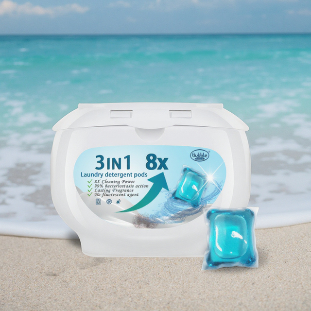 Laundry Detergent Pods OEM Wholesale Eco-Friendly Disposable Gel Super Concentrated 8g/10g