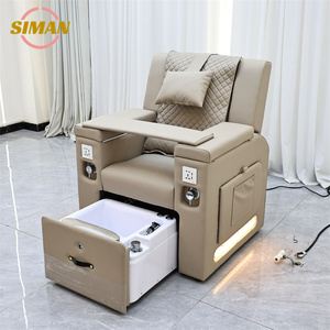 Sillón de Pedicura para Salón de Belleza Siman, con Bañera de <span class=keywords><strong>Hidromasaje</strong></span> Profesional, Respaldo Ajustable, para Salón de Belleza - Product Image 4