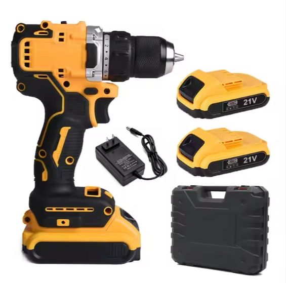 Electric drill (two batteries and one charger)