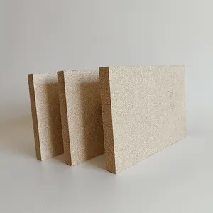 300x200x20mm vermiculite Trọng lượng nhẹ chống cháy bảng cách nhiệt vách ngăn cho lò sưởi