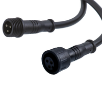 Câble personnalisé VH3.96mm vers connecteur circulaire étanche M12 aviation, assemblage de câble moulé mâle-femelle pour