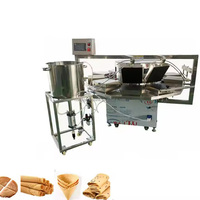 Haute Capacité Automatique Bonbons Durs Équipement De Confiserie Biskut gaufrette Mesin Gaufrette Biscuits Machine Menton Snack Cutter
