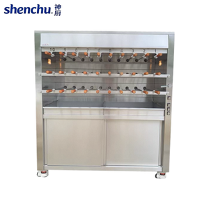 Mehrfach drehbarer brasilianischer Holzkohlegrill, brasilianischer Churrasco-Grill für kommerzielle Steakhäuser - Product Image 1
