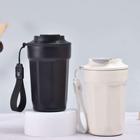 Gobelet réutilisable personnalisé avec logo, durable, pour le camping en plein air, en acier inoxydable 316, isolation sous vide, 6 à 12 heures, anti-chute, 450 ml
