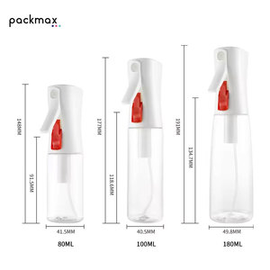 Multi Size Recyclable Eco-Friendly Pet Plastic Salon Cleaner Liquid Packaging Cosmetic Fine <b>Mist</b> Continuous Spray <b>Bottle</b> - Product Image 4
