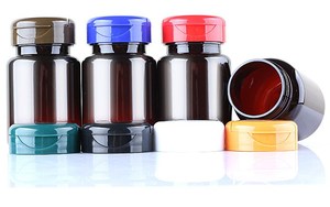 Flacone Vuoto per Pillole in Plastica, <span class=keywords><strong>Contenitore</strong></span> con Tappo a Vite per <span class=keywords><strong>Capsule</strong></span> Solide, Portapillole da 120ml in PP - Product Image 3