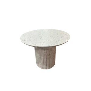 Hiện đại căn hộ nhỏ Mesa de comedor redonda Dinning bảng quán cà phê tối giản Vòng đá cẩm thạch đầu wabi-sabi phong cách bàn ăn - Product Image 4