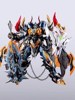 Modèle de robot en plastique modulaire Guan Yu Nezha Asura Aobing L Bu, blocs de construction, figurine d'action Mecha, boîte mystère