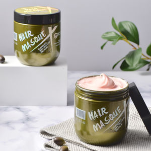 Mascarilla facial alisadora de oxígeno con queratina para el cabello, máscara para el cabello con etiqueta privada, tratamiento para Spa - Product Image 5