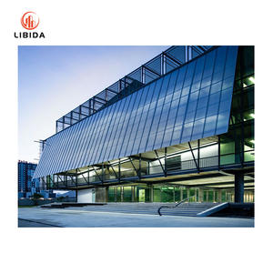 Pareti divisorie in alluminio di vetro, costo di costruzione Per metro quadrato-preventivo del sistema di facciata in vetro in alluminio - Product Image 4