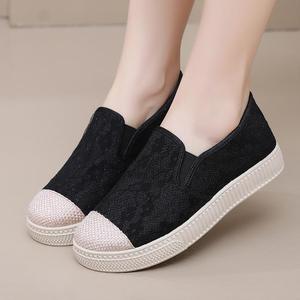 2025 femmes chaussures décontractées respirant Air baskets mode doux dames femme sans lacet chaussures de marche pour femmes chaussures de Tennis mocassins - Product Image 2